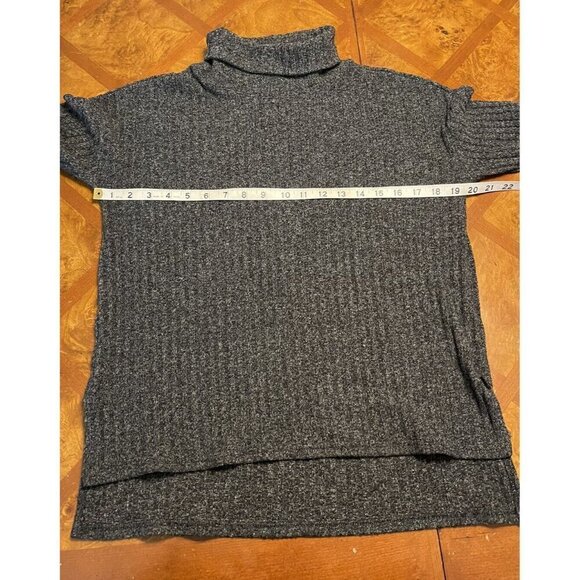 Athleta Women's Transit Pullover Turtleneck Sweater Charm Marble Ribbed Size S - Picture 7 of 9